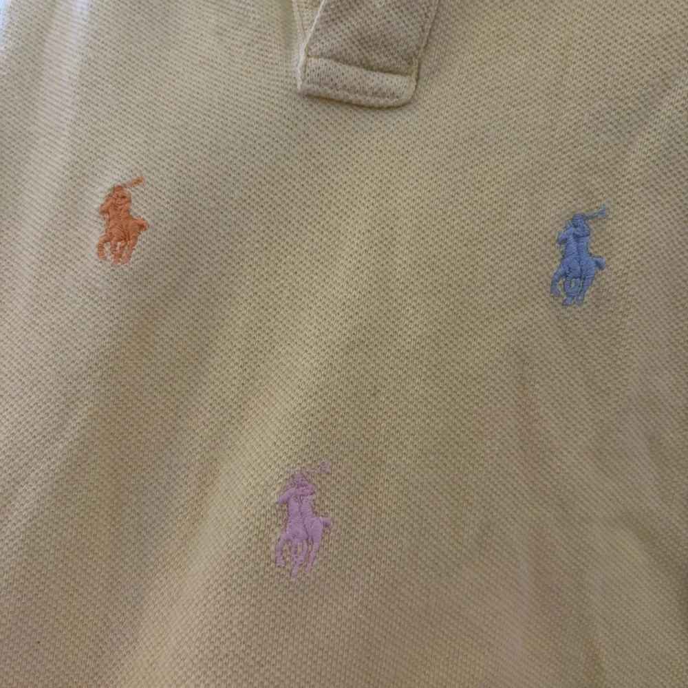 Ralph Lauren Yellow Logo Embroidered Romper 6 Months